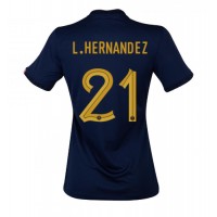 Dres Francuska Lucas Hernandez #21 Domaci za Žensko SP 2022 Kratak Rukav